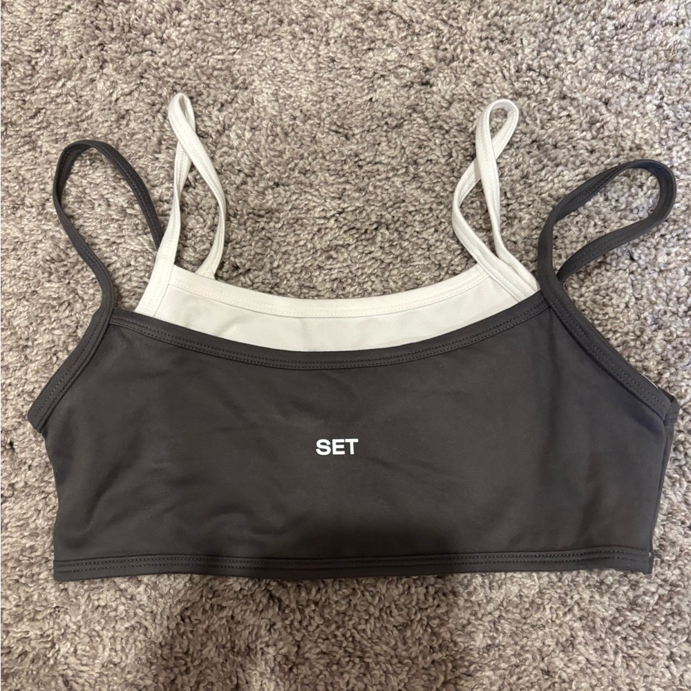 SET active double layer bra